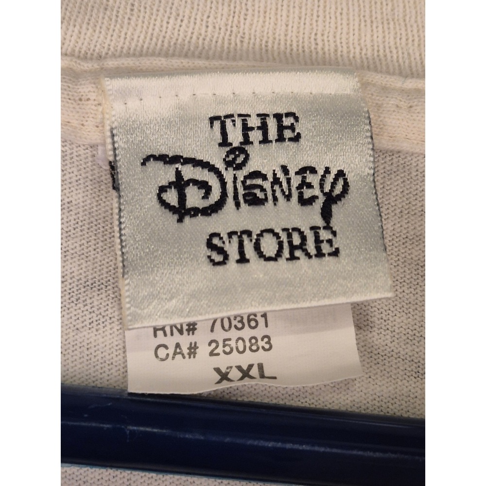 Vintage Disney Store Hunchback of Notre Dame Graphic T-Shirt Mens XXL Cream 90s - Picture 12 of 16